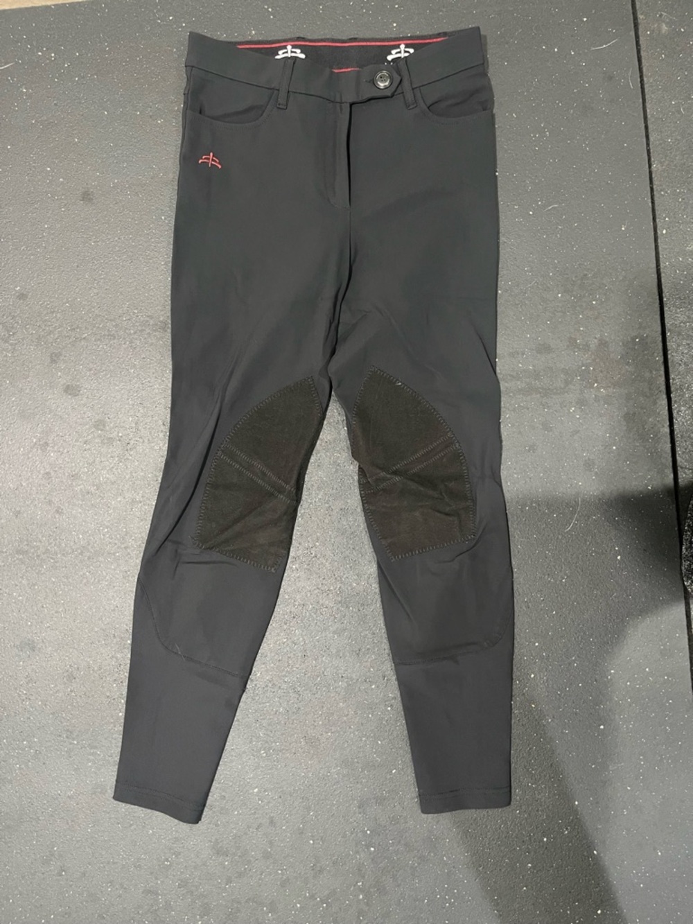 Makebe knee patch breeches mid rise size 26, IT 40, FR 36